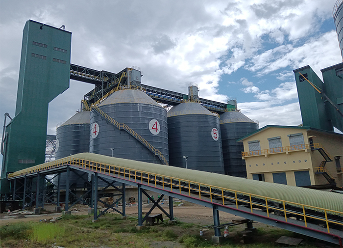 Silos soldados para agregados