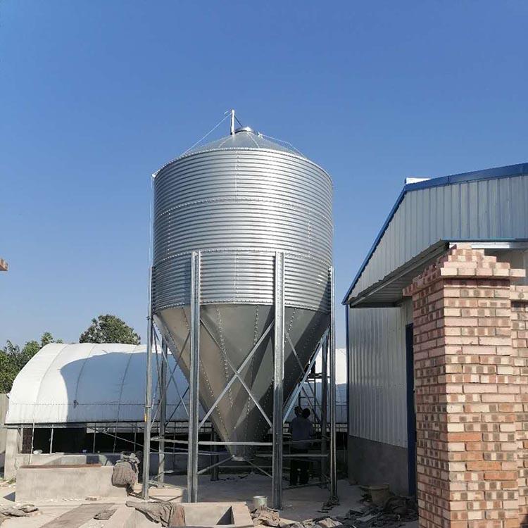 Silos modulares para pellets de alimento