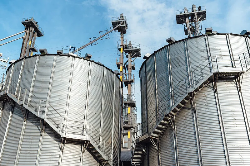 Silo de acero para semillas de grano