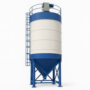 Silos verticales para cemento a granel para planta de dosificación