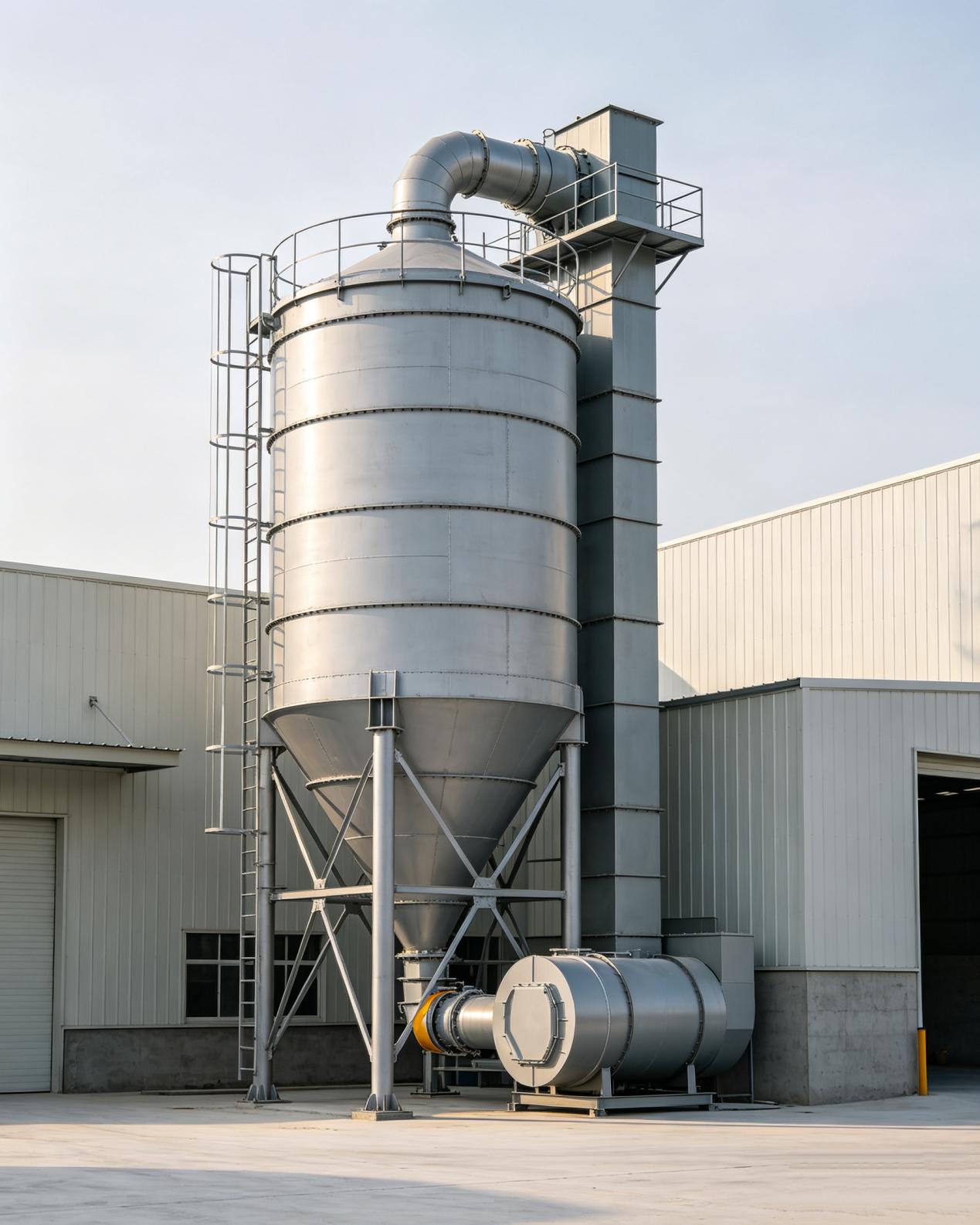 Silos especiales de almacenamiento para cenizas volantes y polvo mineral