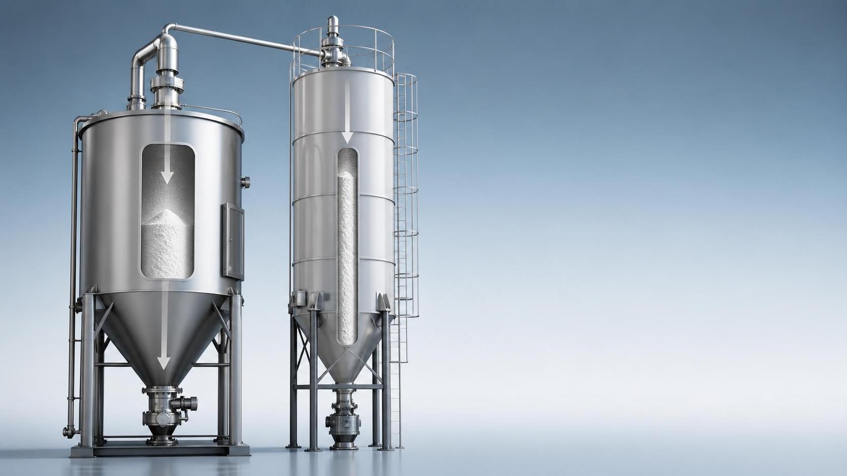 Tanques de almacenamiento de sólidos a granel frente a silos: ¿Cuál funciona mejor para su proceso de materiales?