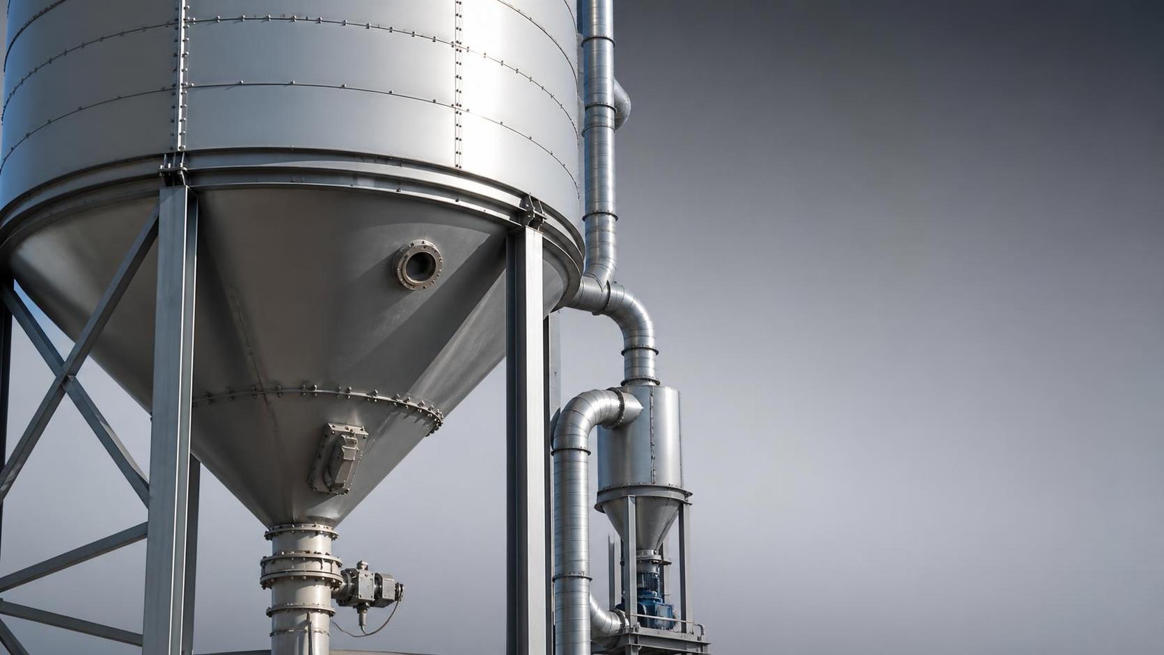 Silos de almacenamiento de materiales a granel: puntos de inspección para detectar desgaste, formación de puentes y polvo