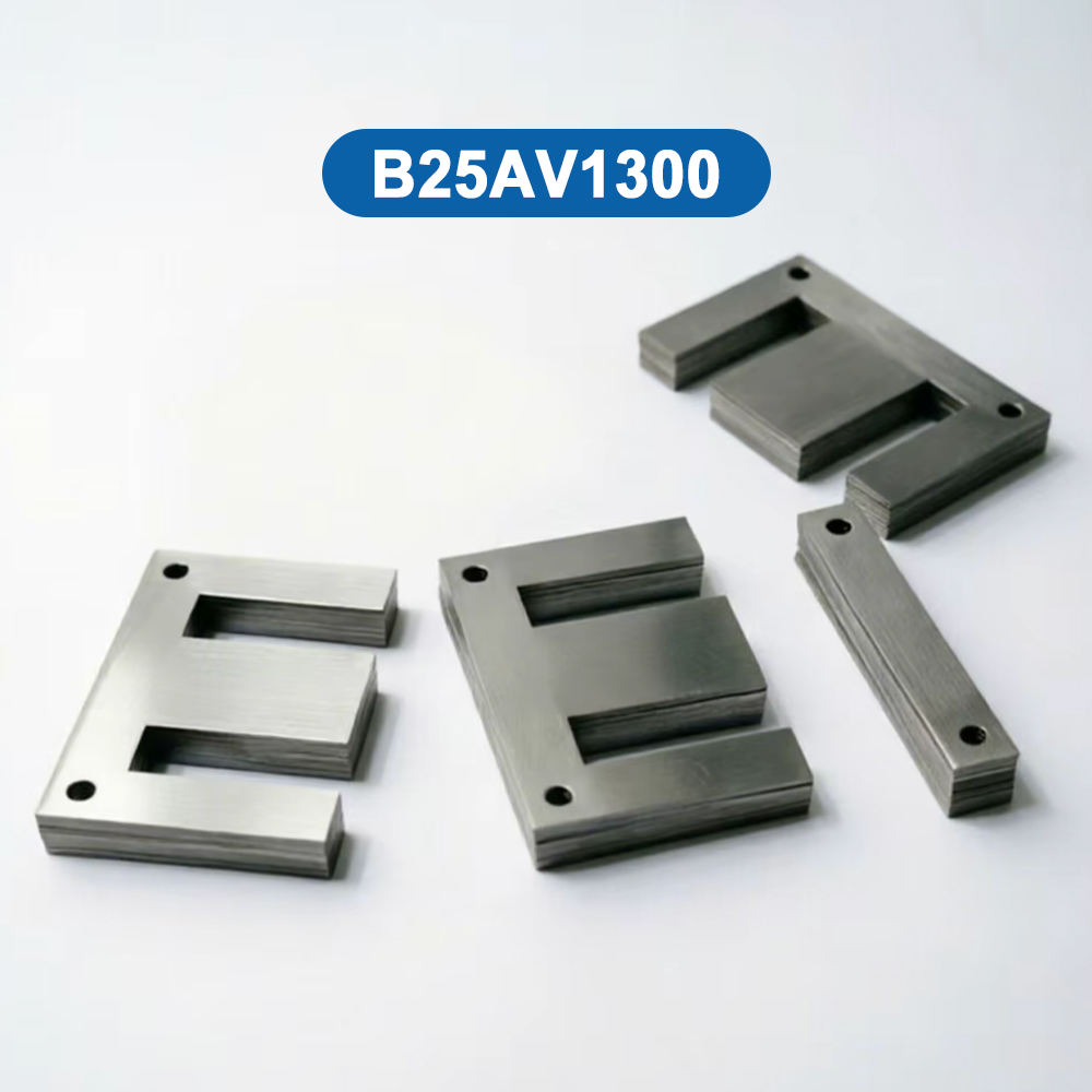 Non-oriented Cold-rolled Stamped EI-type Silicon Steel Laminations B25AV1300 Coated with Cutting & Welding Services