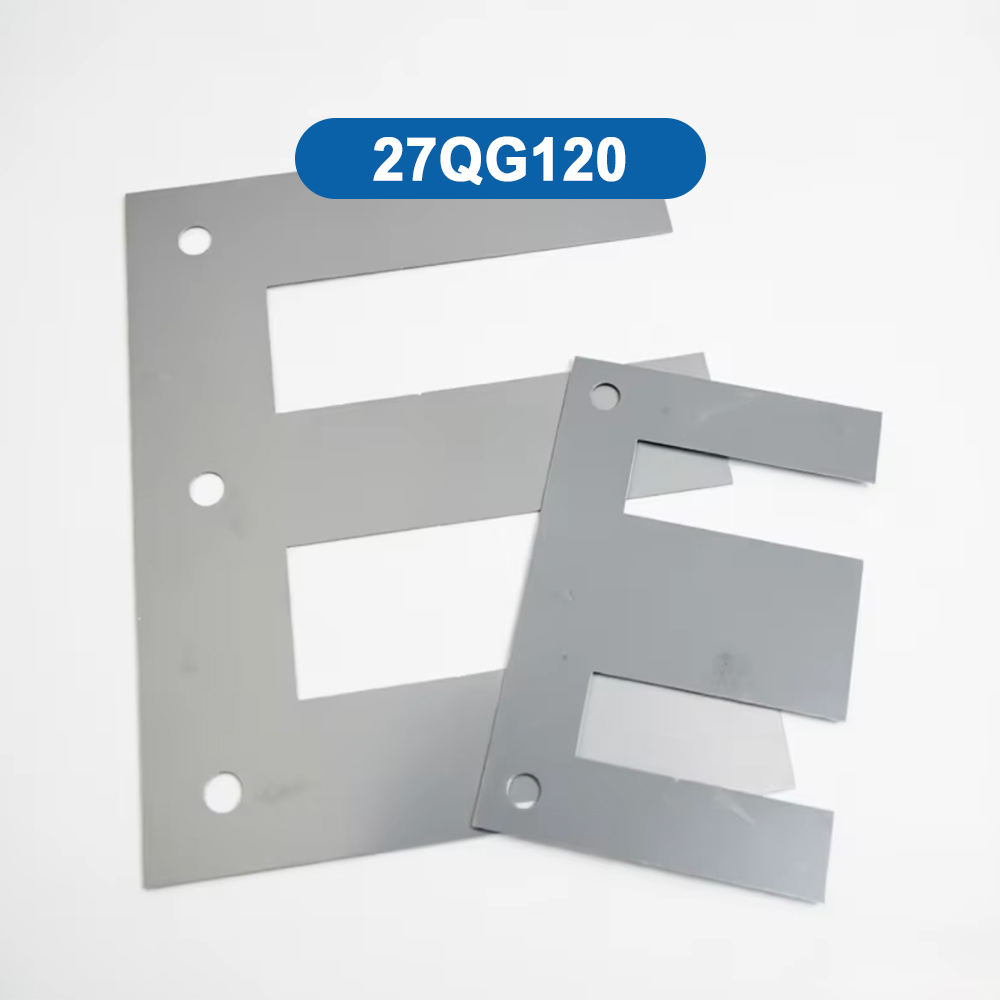 High Strength Oriented Silicon Steel Sheet EI Lamination Coated Surface Cold Rolled 1% Tolerance Custom Cutting 27QG120 Model