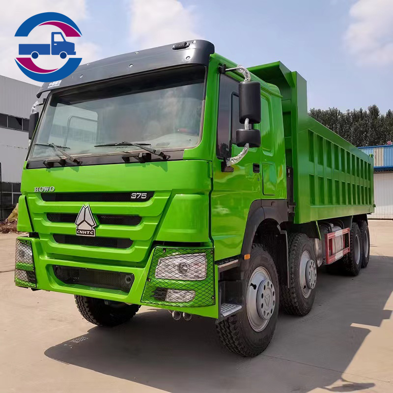 Sinotruk Howo 375HP 8x4 camion à benne 12 roues charge 50 tonnes