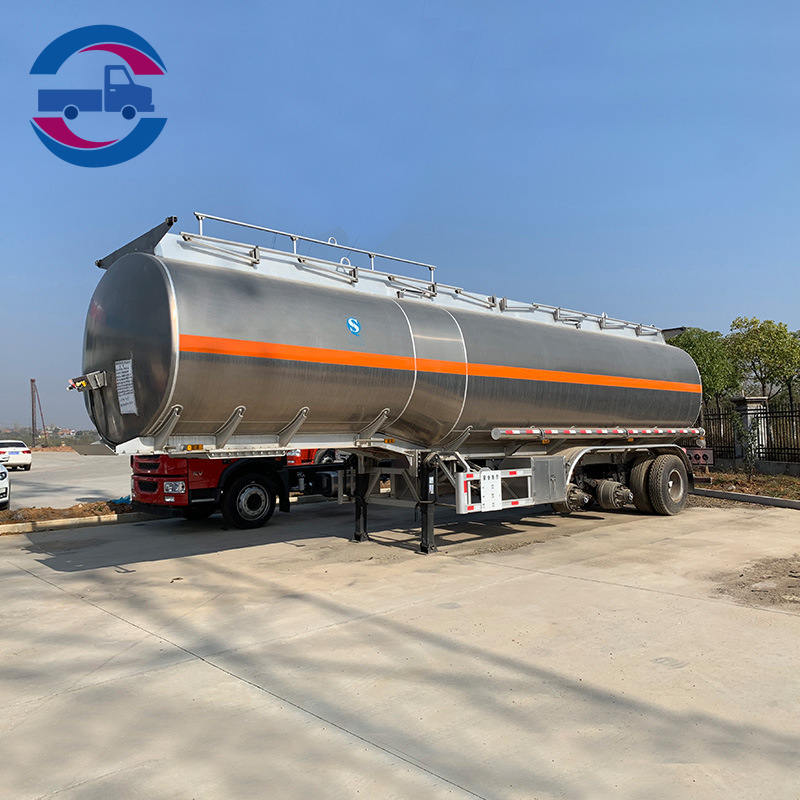 Camions-citernes en alliage d'aluminium de 40 CBM