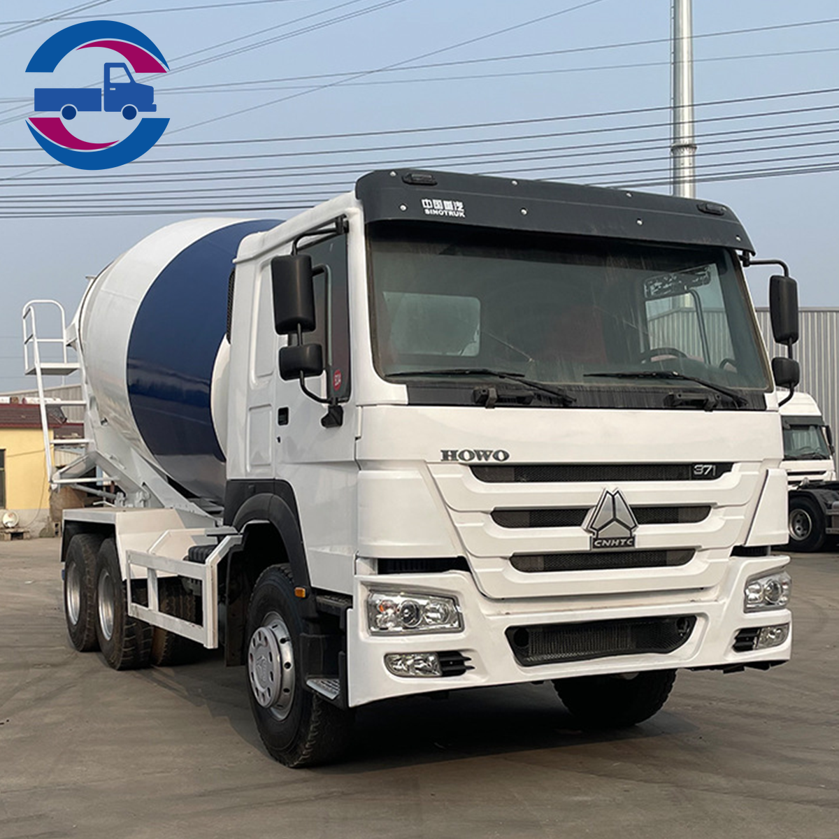 Exportation camion malaxeur à béton Sinotruk Howo 371 6x4