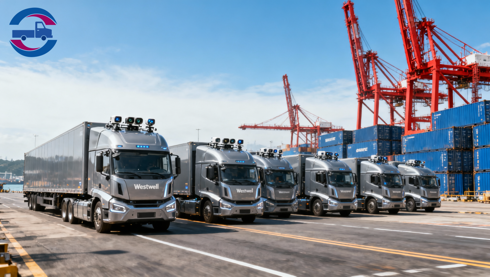 Des camions autonomes Westwell déployés au terminal de Kwai Chung, HK