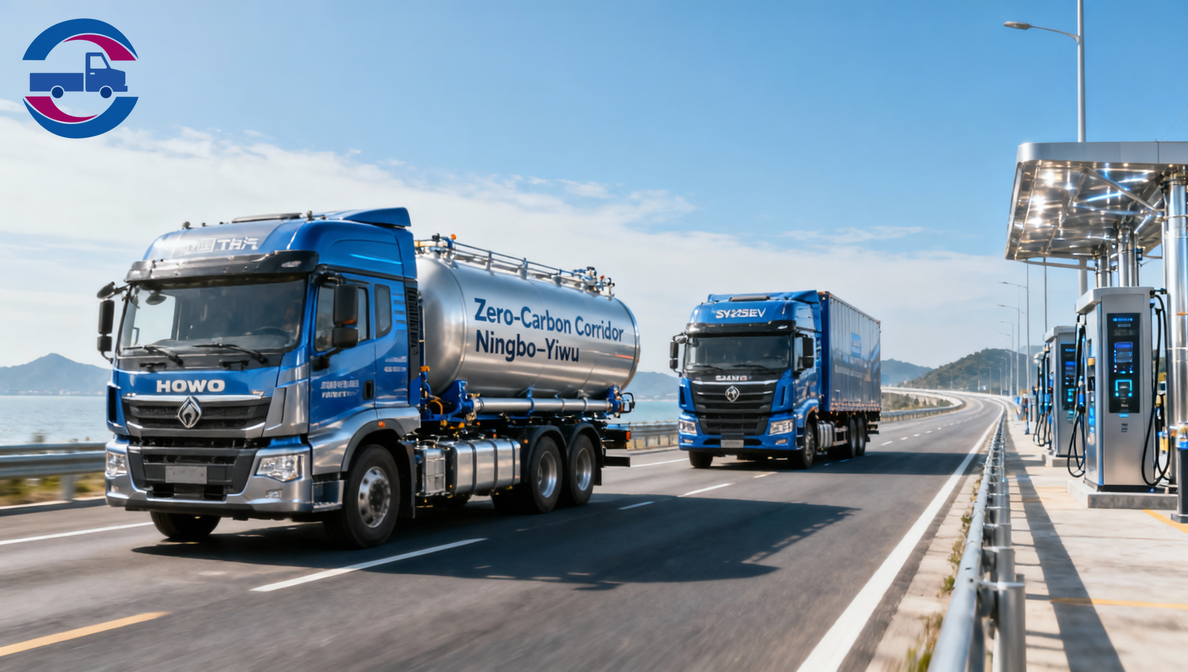 La Chine lance son premier corridor de transport de poids lourds zéro carbone : Ningbo–Yiwu