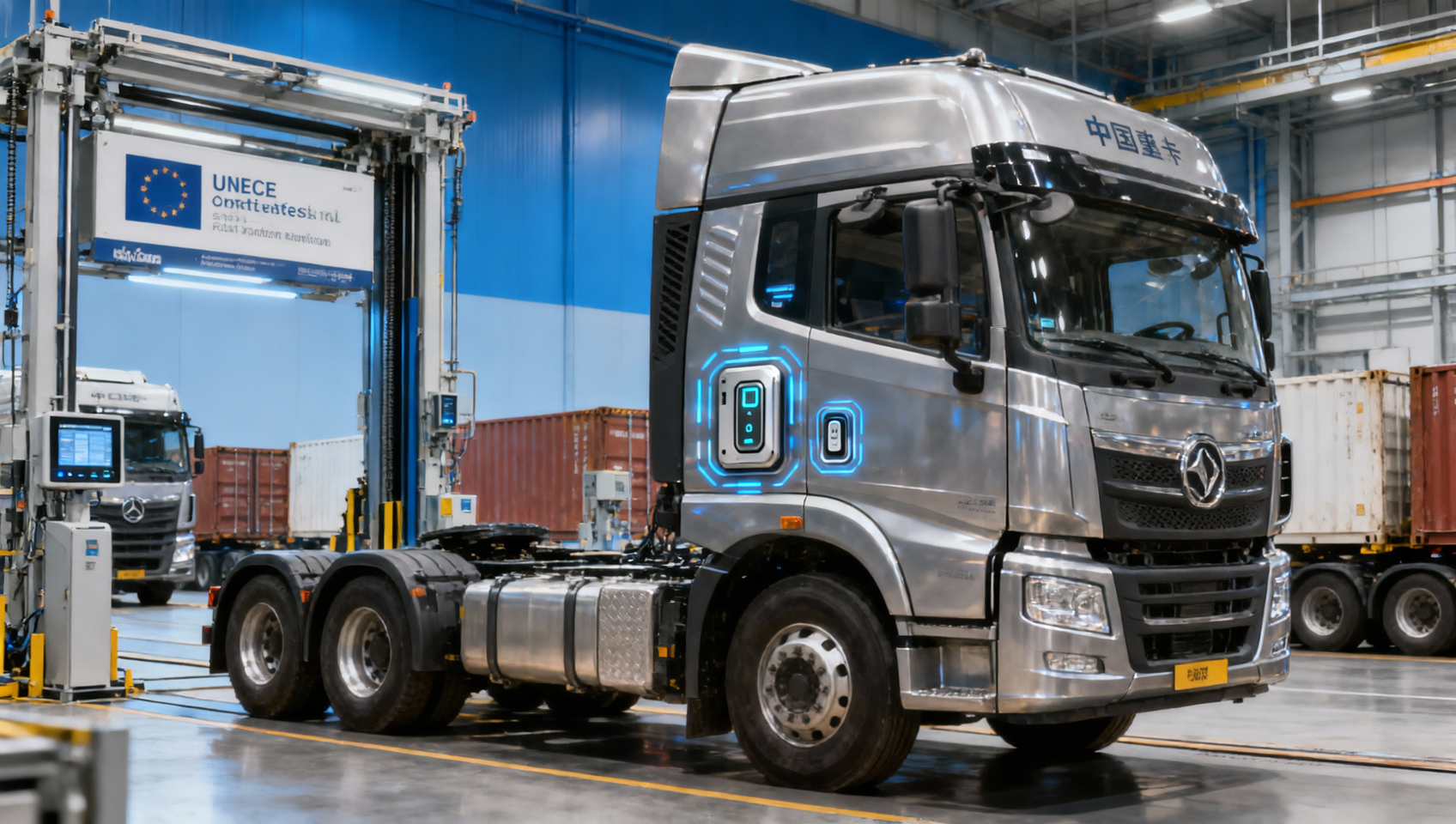 La réglementation de l’UE impose des clés numériques UWB sur les poids lourds chinois
