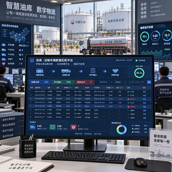 Oil logistics digitalization streamlines terminal-to-carrier reconciliation