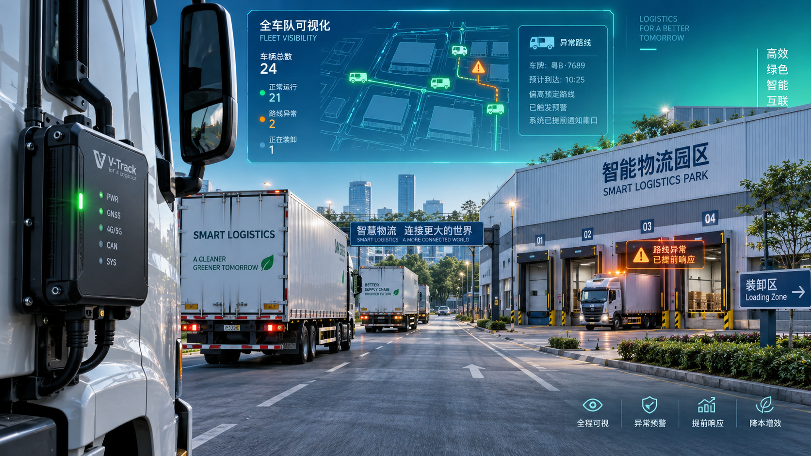 When full fleet visibility helps prevent missed delivery exceptions