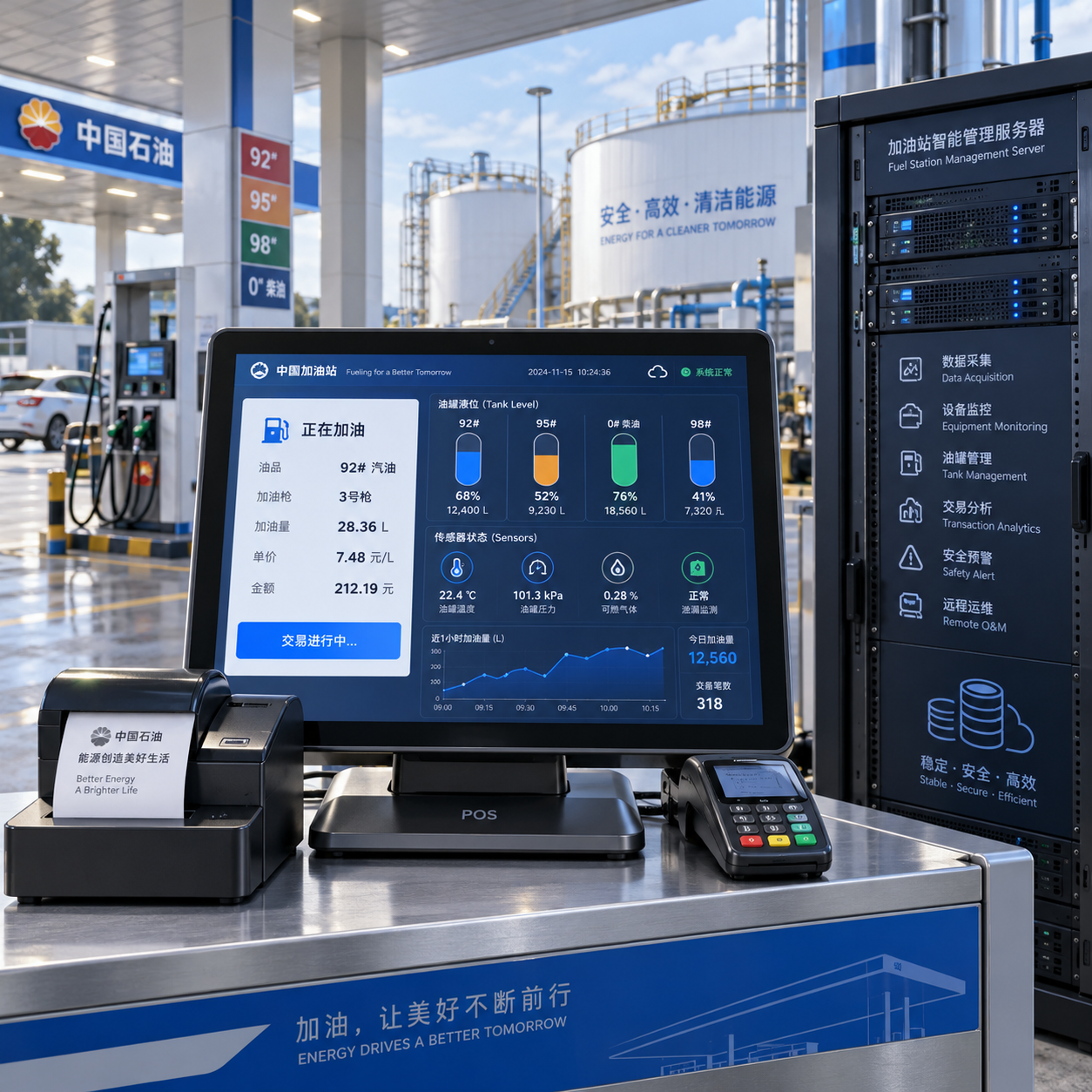 Integrating Gas Station IoT Fuel Monitoring with POS and Back-Office Systems Integrating Gas Station IoT Fuel Monitoring with POS and Back-Office Systems
