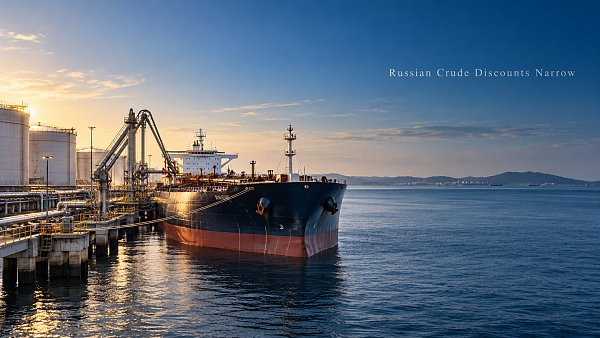 Russia’s Oil Export Discounts to China Narrow Sharply