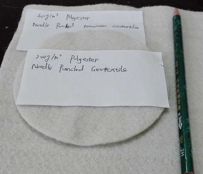 Staple fiber PET Nonwoven Geotextile