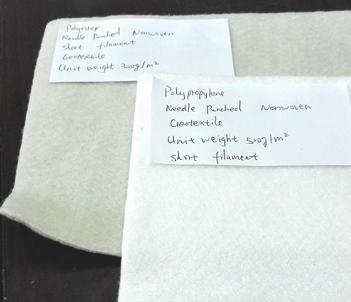 Staple fiber PET Nonwoven Geotextile