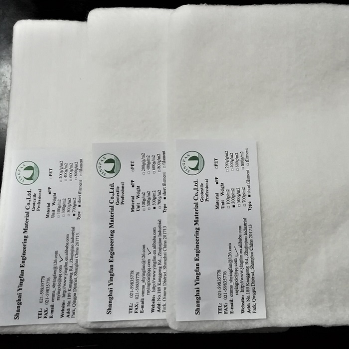 Staple fiber PP Nonwoven Geotextile
