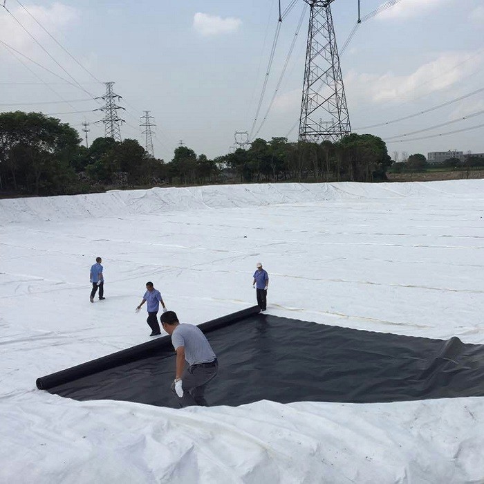 staple fiber pp geotextile used in landfill Staple fiber PP Nonwoven Geotextile