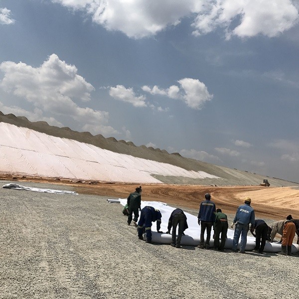 geomembrane geotextile application for tailing waste dam Geomembrane Geotextile Composites