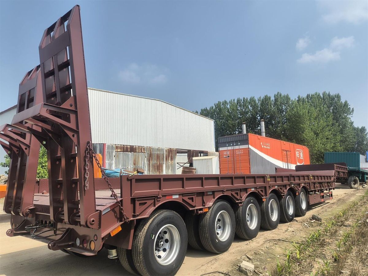 6 Axle 120 Ton Lowbed Semi Trailer 6 Axle 120 Ton Lowbed Semi Trailer