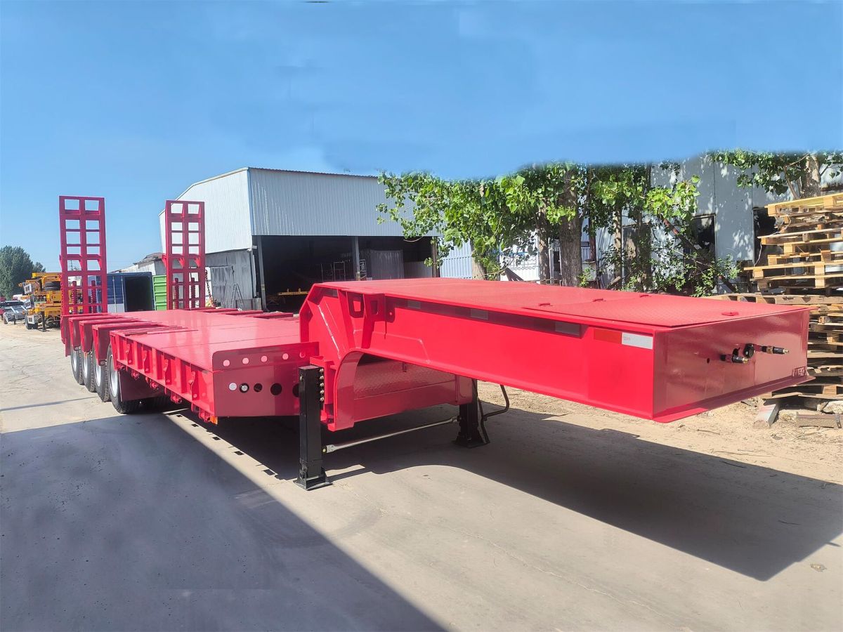 4 Axle Lowbed Semi Trailer 4 Axle Lowbed Semi Trailer