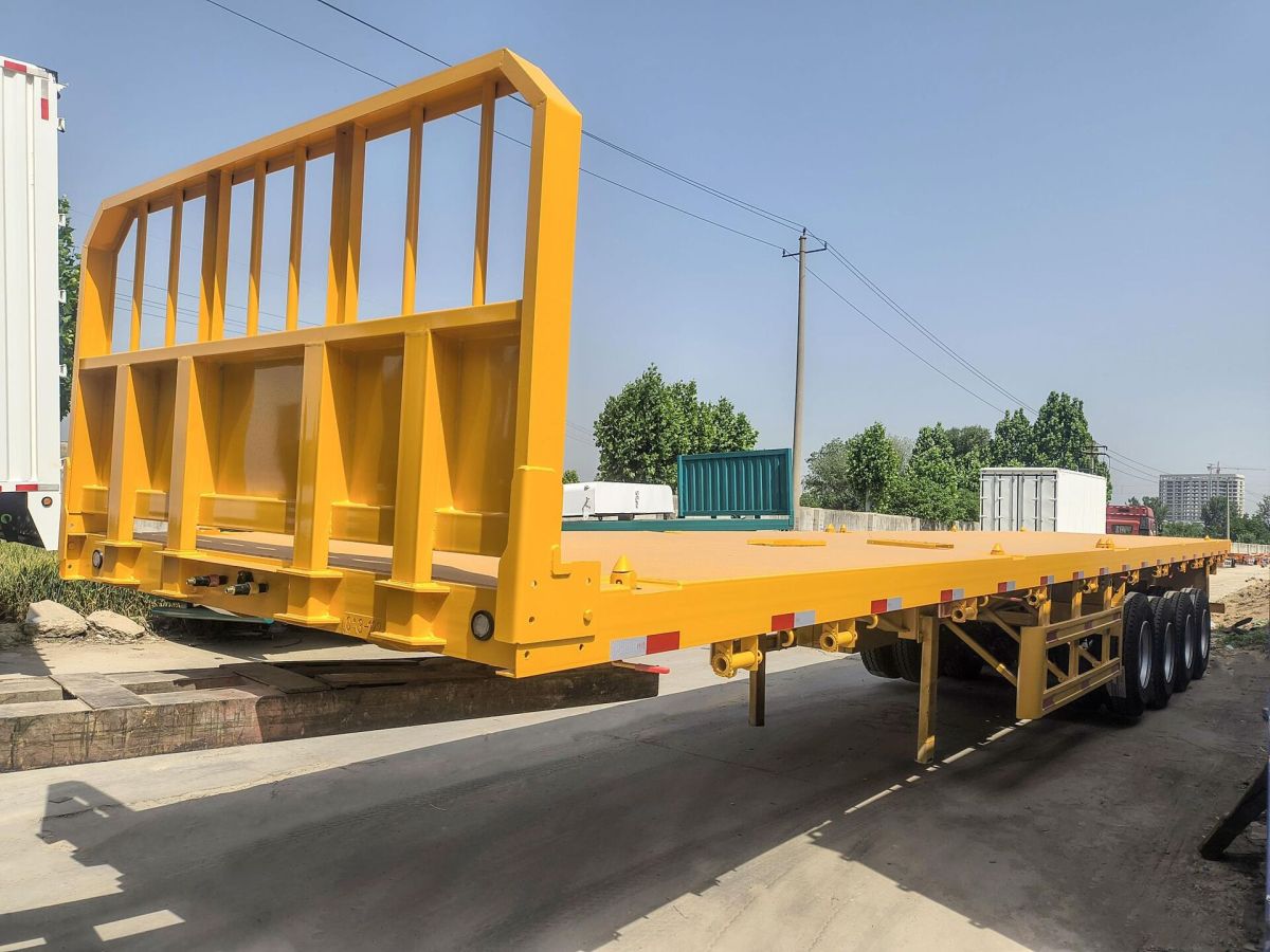 4 Axle Flatbed Semi Trailer 4 Axle Flatbed Semi Trailer