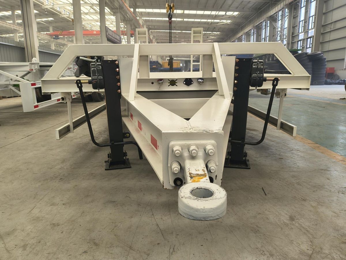 2 Axle Full Drawbar Flatbed Trailer with Ladder (3) 2 Axle Full Drawbar Flatbed Trailer with Ladder (3)