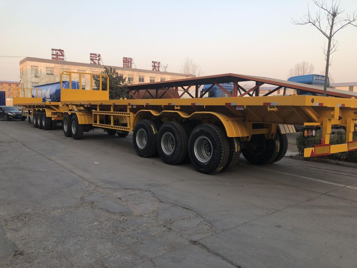 3 Axle Superlink Flatbed Semi Trailer 3 Axle Superlink Flatbed Semi Trailer