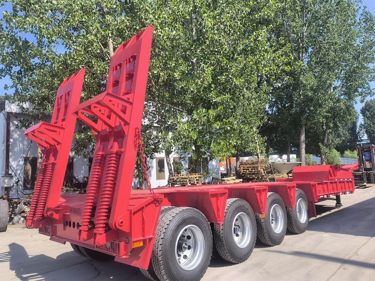 4 Axle Lowbed Semi Trailer 4 Axle Lowbed Semi Trailer