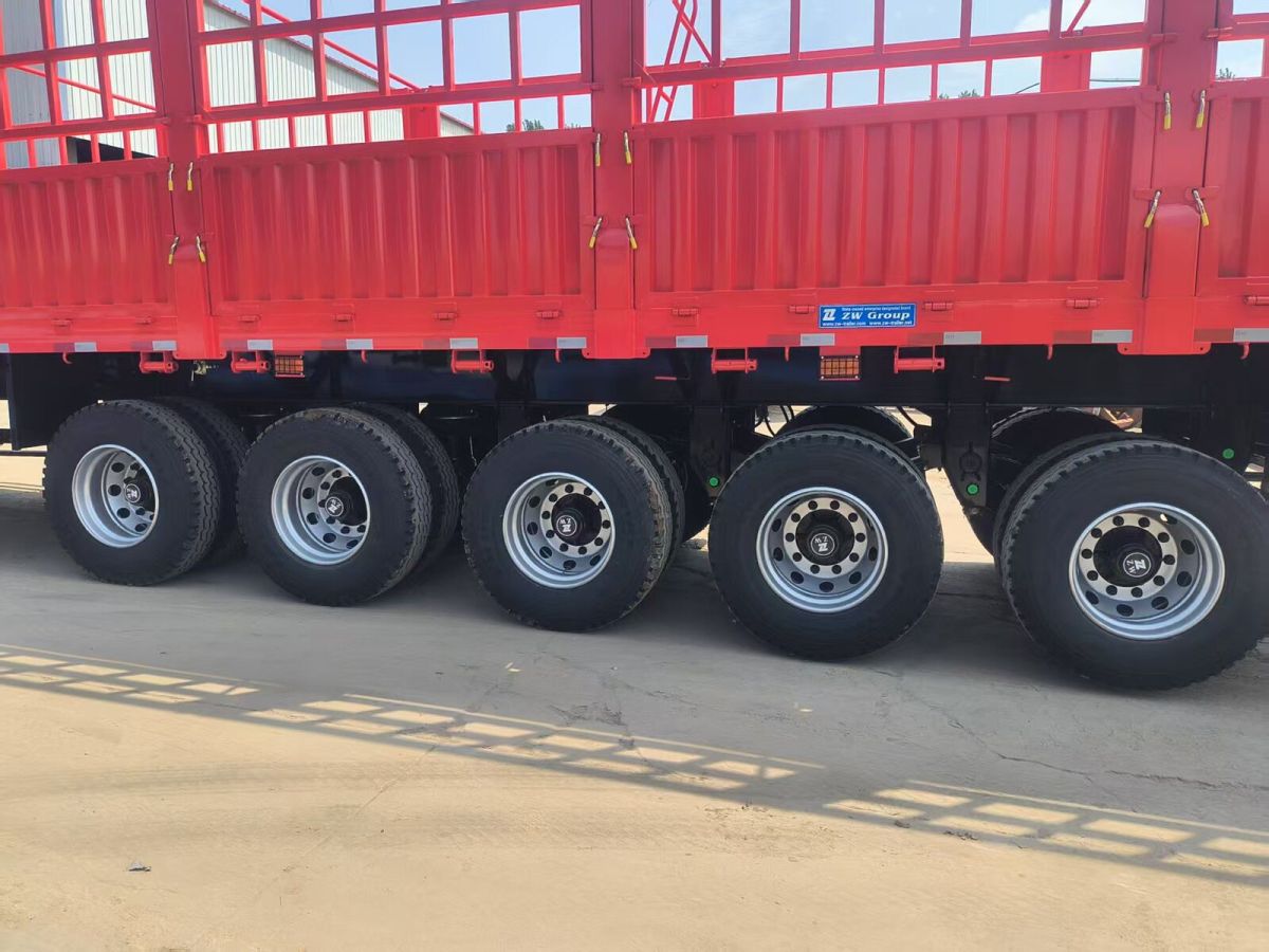 5 Axle Fence Cargo Semi Trailer (2) 5 Axle Fence Cargo Semi Trailer (2)