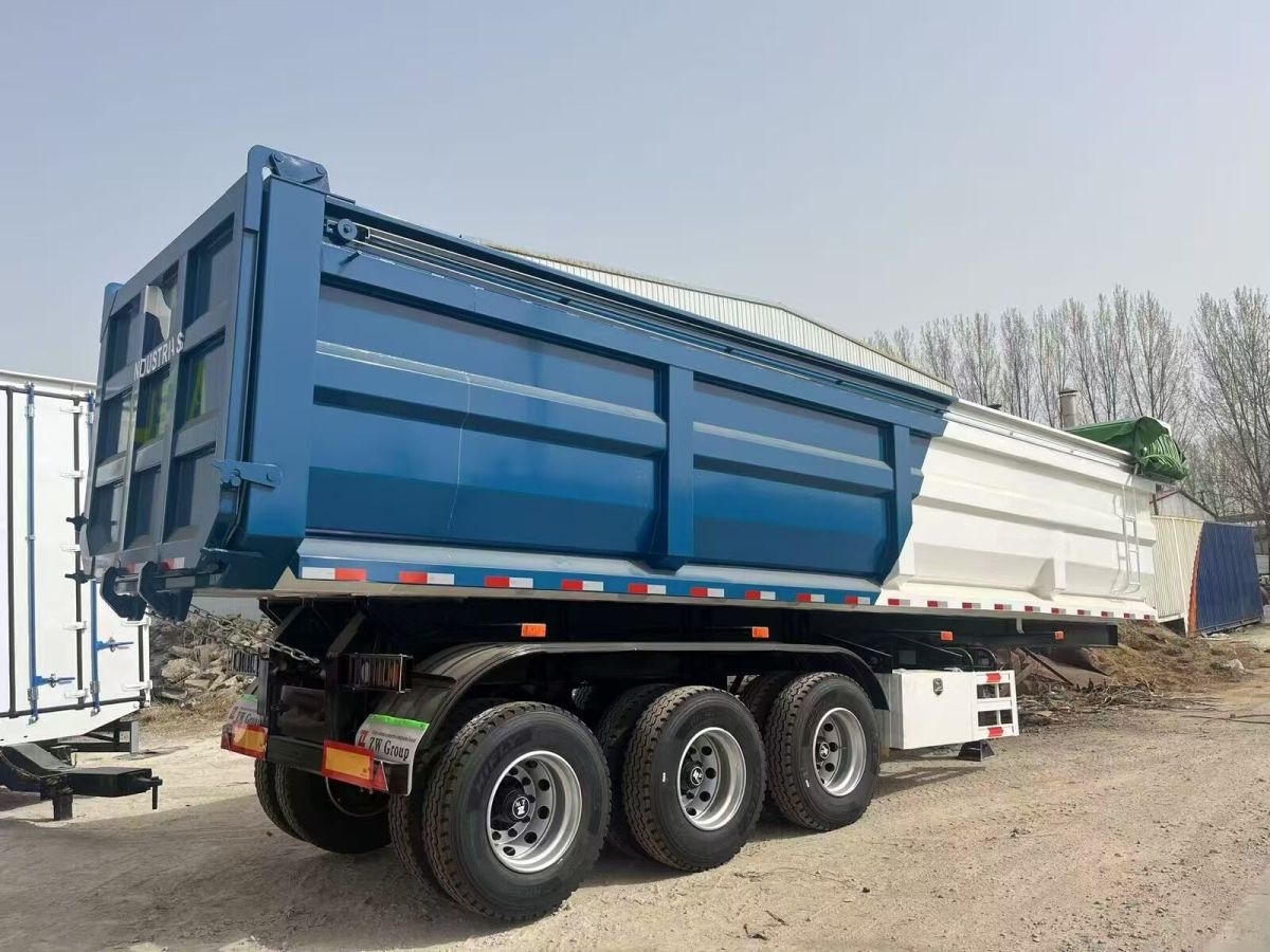 3 Axle U Type Dump Semi Trailer