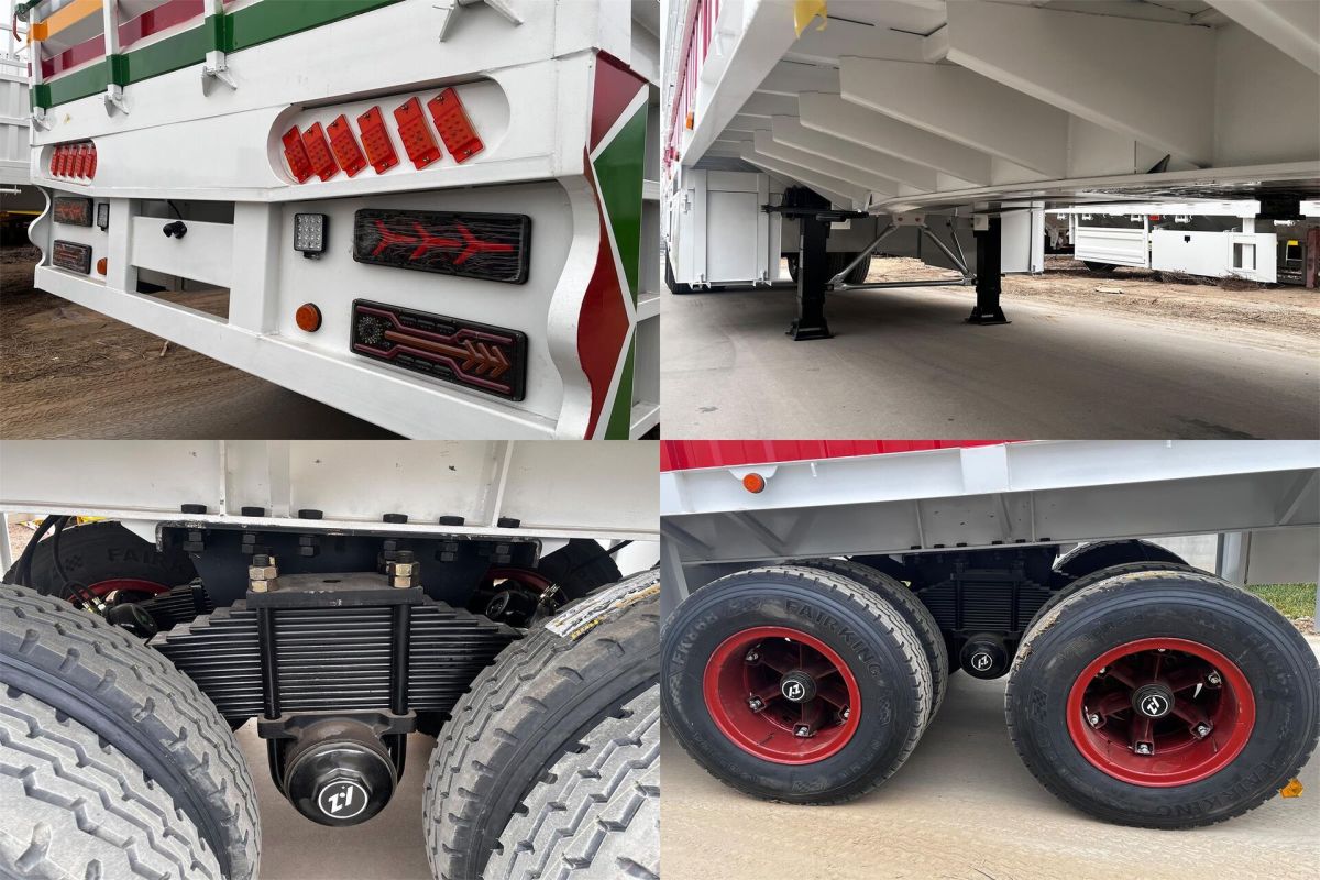 2 Axle Box Cargo Semi Trailer (2) 2 Axle Box Cargo Semi Trailer (2)