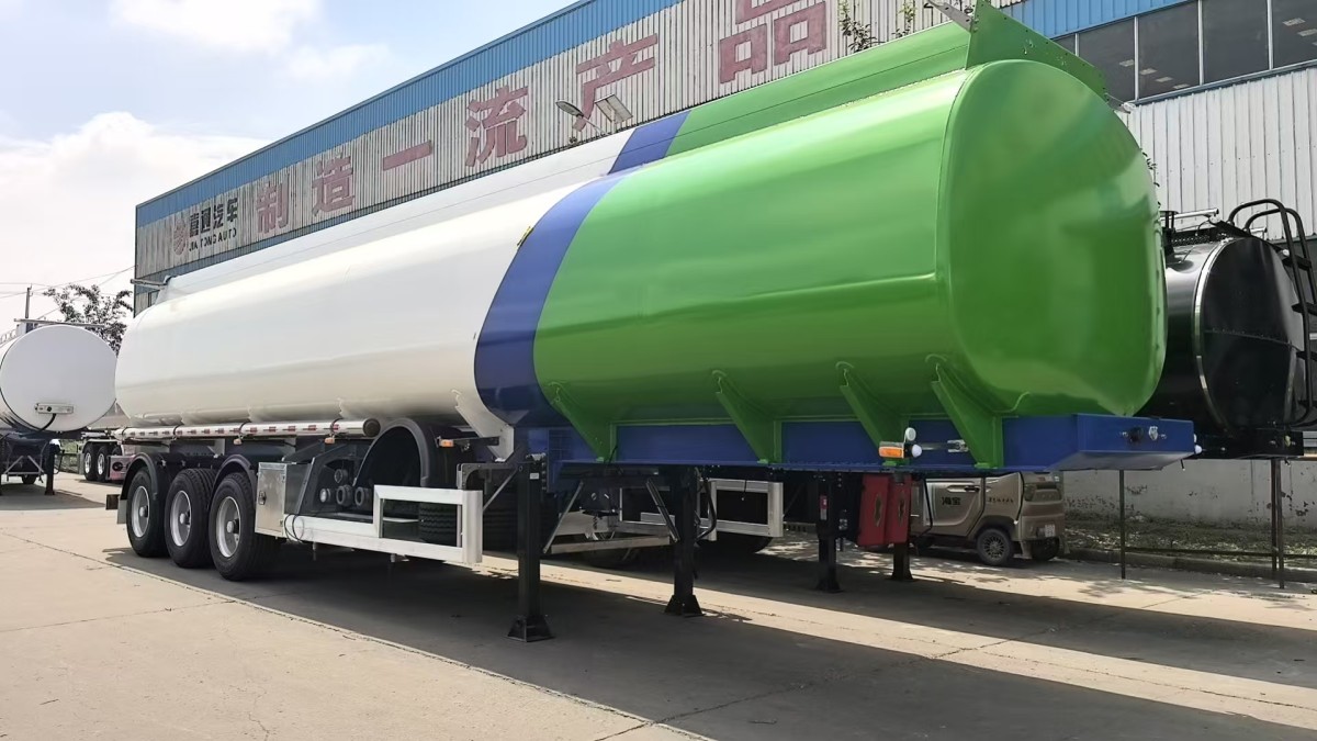 3 Axle Aluminum Fuel Tanker Semi Trailer