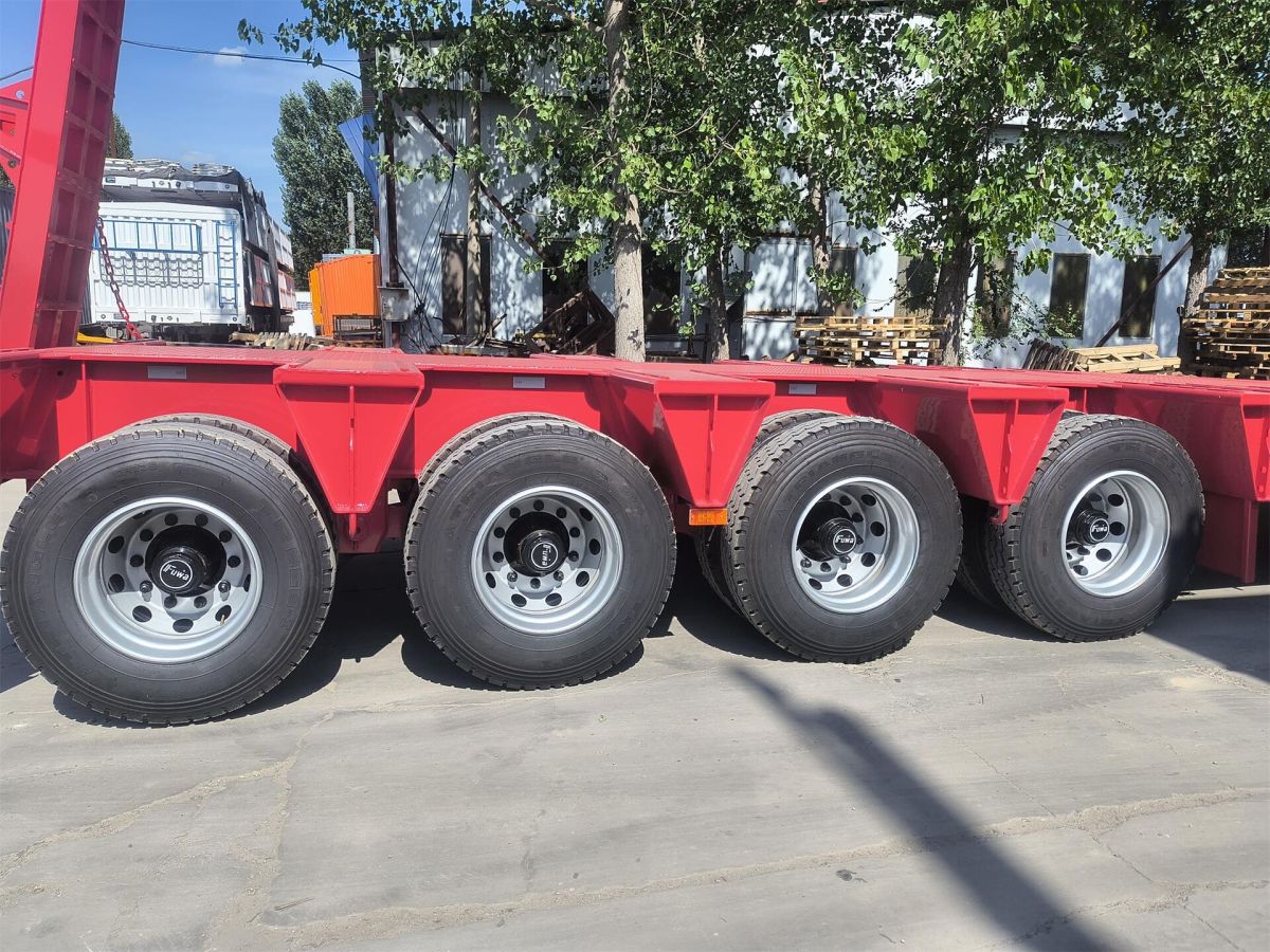 4 Axle Lowbed Semi Trailer