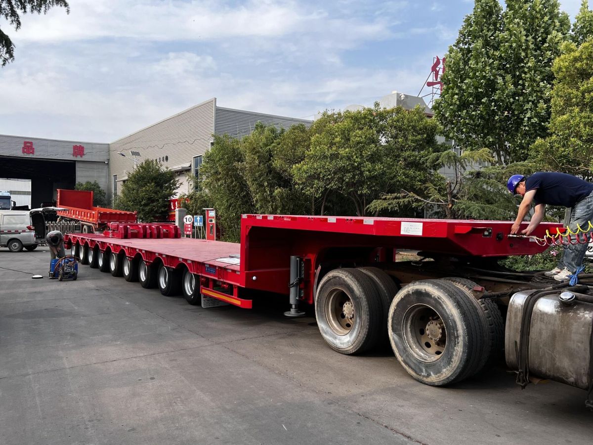 9 Axle 180 Ton lowbed semi trailer (4)
