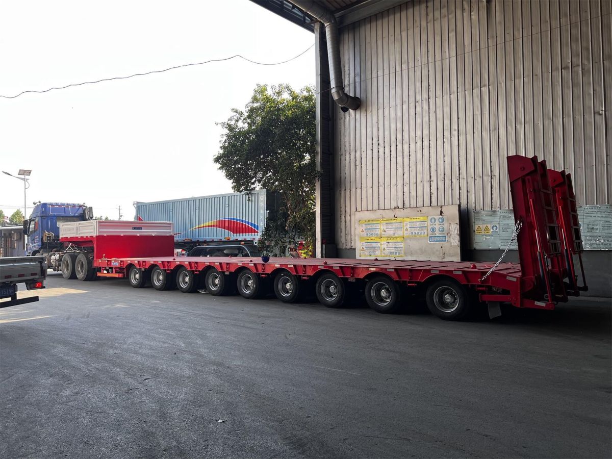9 Axle 120 Ton lowbed semi trailer