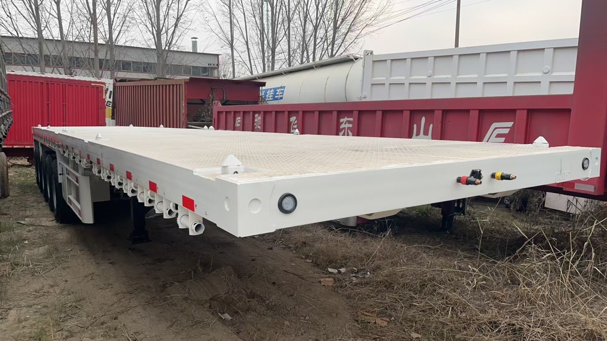 5 Axle Flatbed Semi Trailer 5 Axle Flatbed Semi Trailer