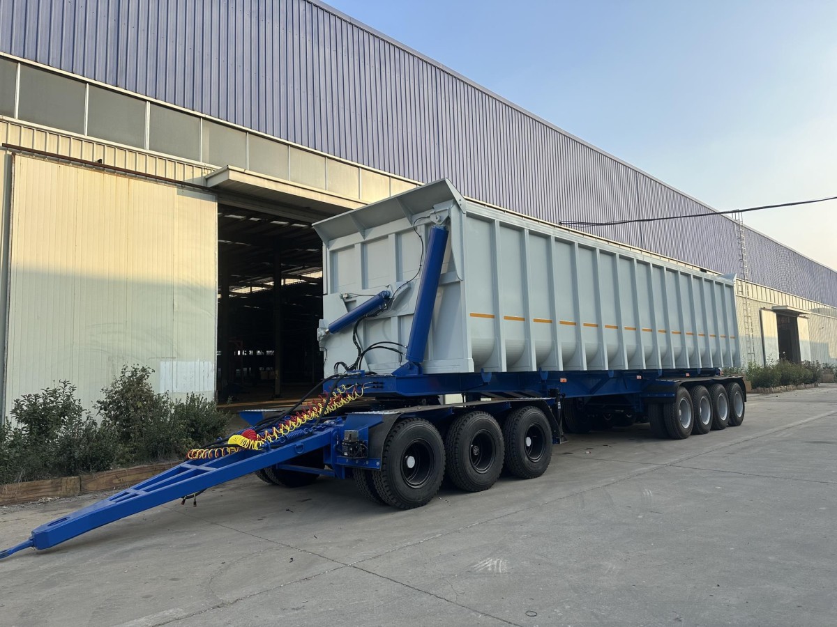 4 Axle Full Drawbar Dump Trailer 4 Axle Full Drawbar Dump Trailer