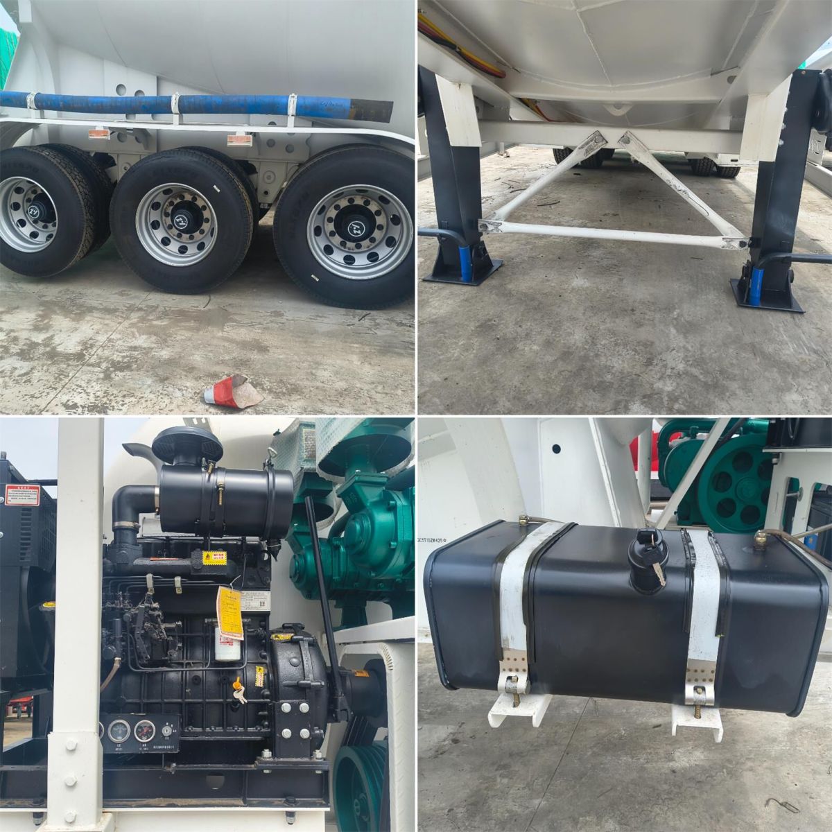 3 Axle 35CBM Pneumatic Cement Bulker Trailer (3)