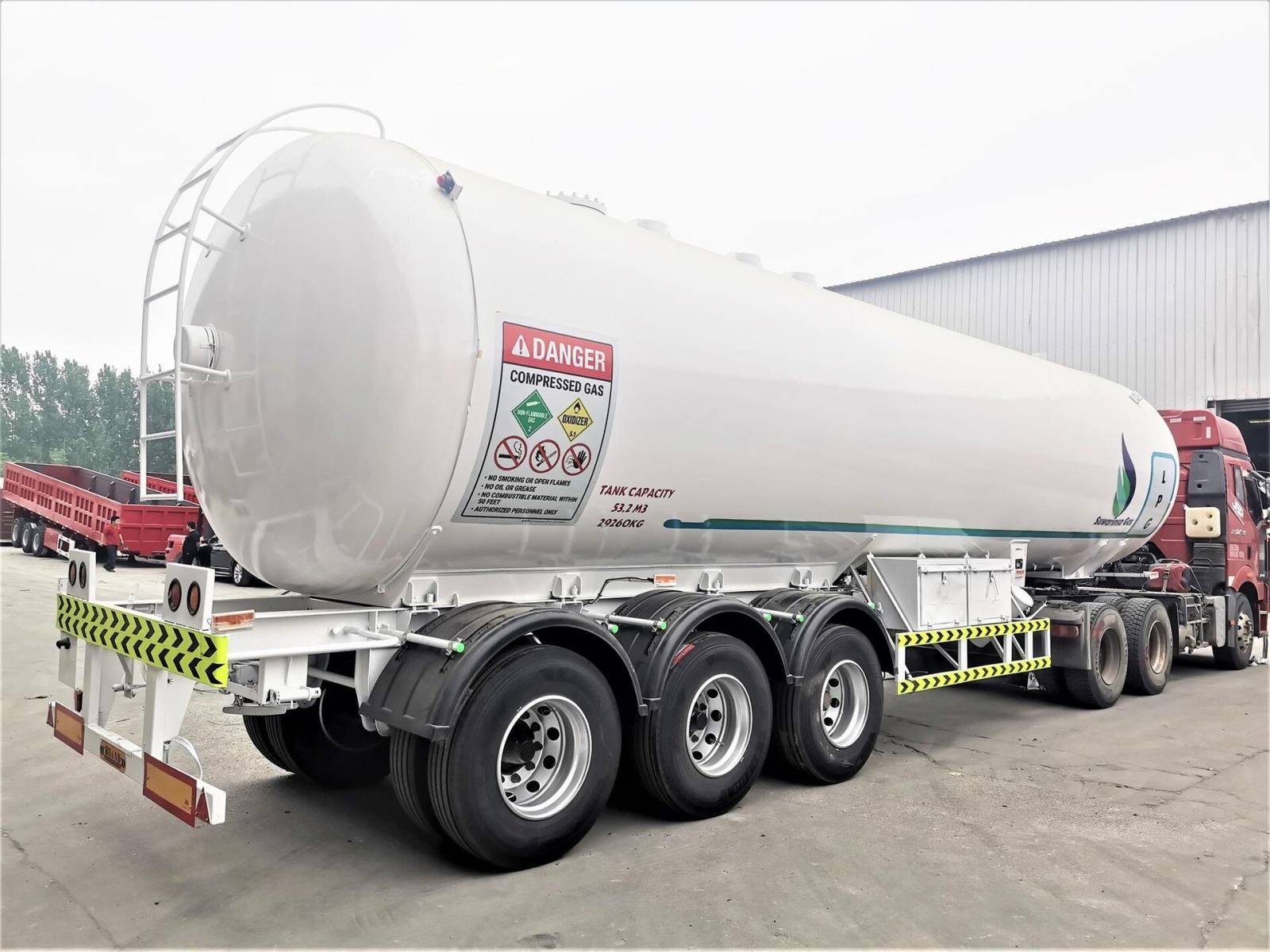 Semirreboque-tanque para GLP de 53.2m³
