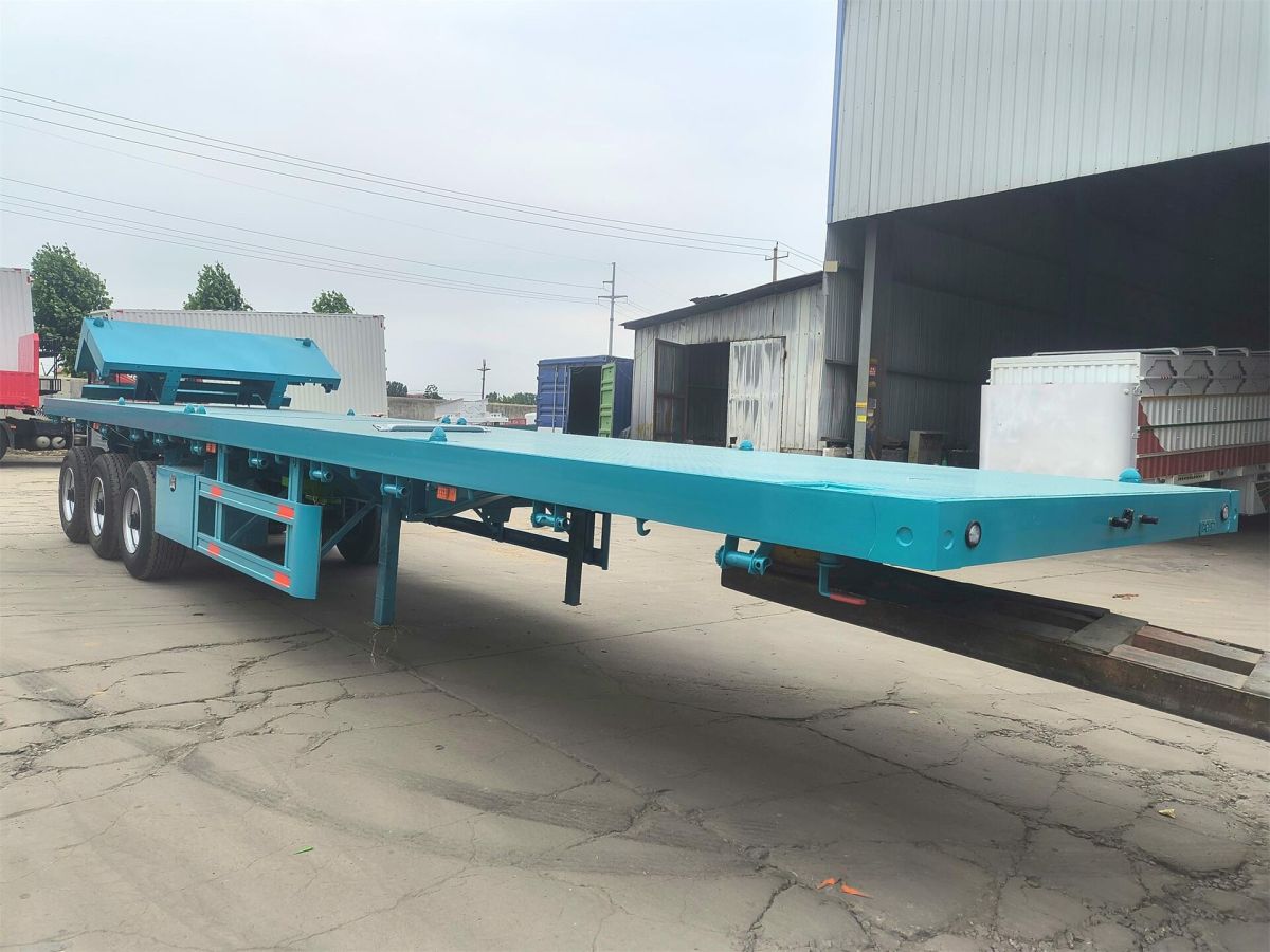 3 Axle Flatbed Trailer for Container Logistics 3 Axle Flatbed Trailer for Container Logistics
