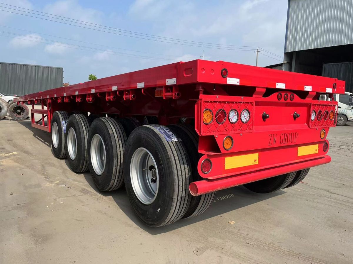 Factory Direct 4 Axle Flatbed Trailer Factory Direct 4 Axle Flatbed Trailer