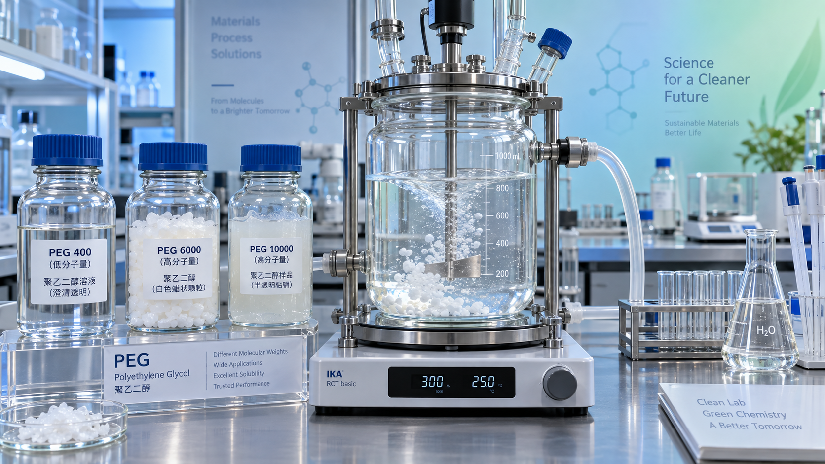 Selecting Polyethylene Glycol Grades by Molecular Weight and Solubility Needs