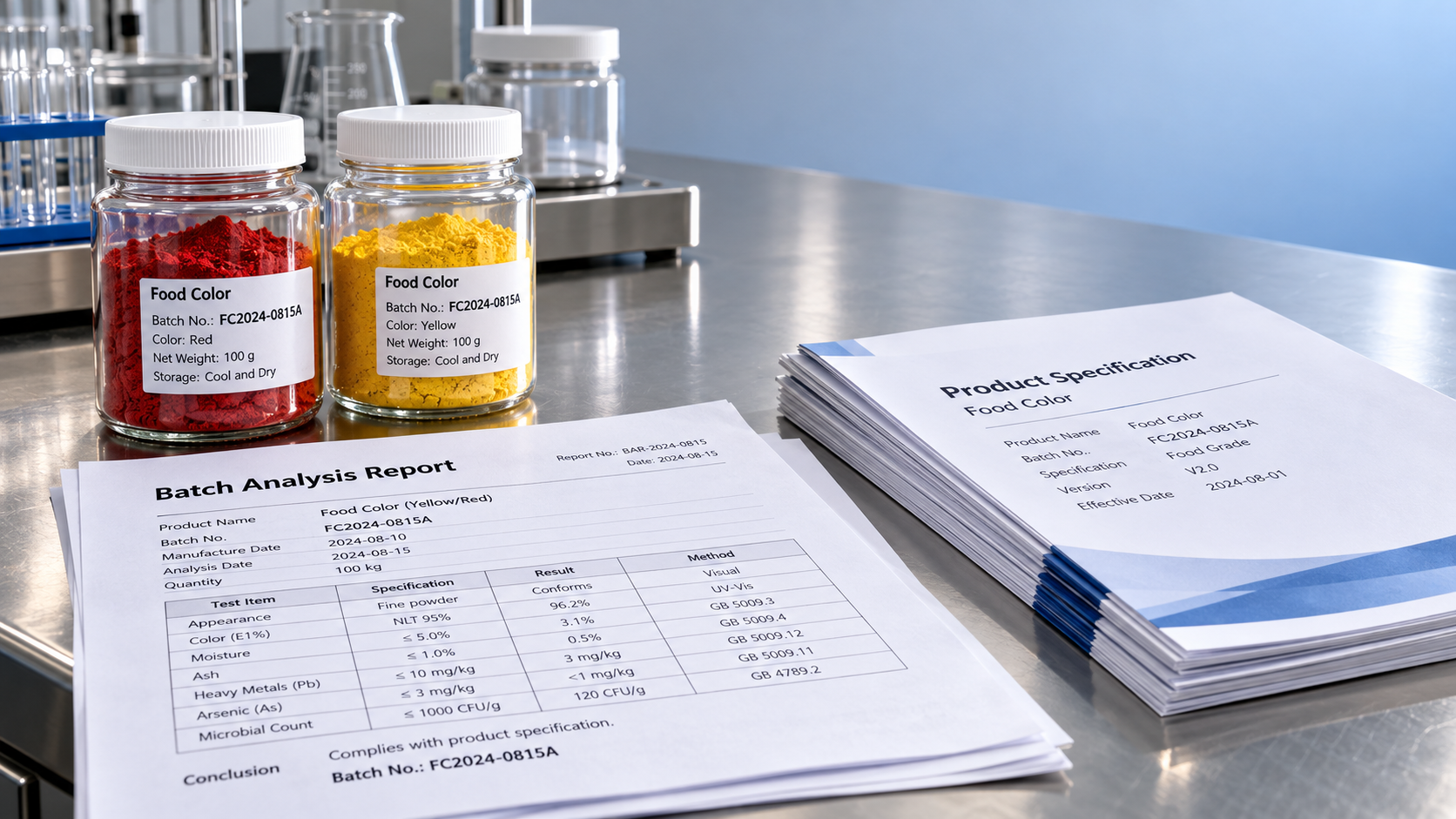 ¿Qué documentos debe proporcionar un proveedor de colorantes alimentarios? ¿Qué documentos debe proporcionar un proveedor de colorantes alimentarios?