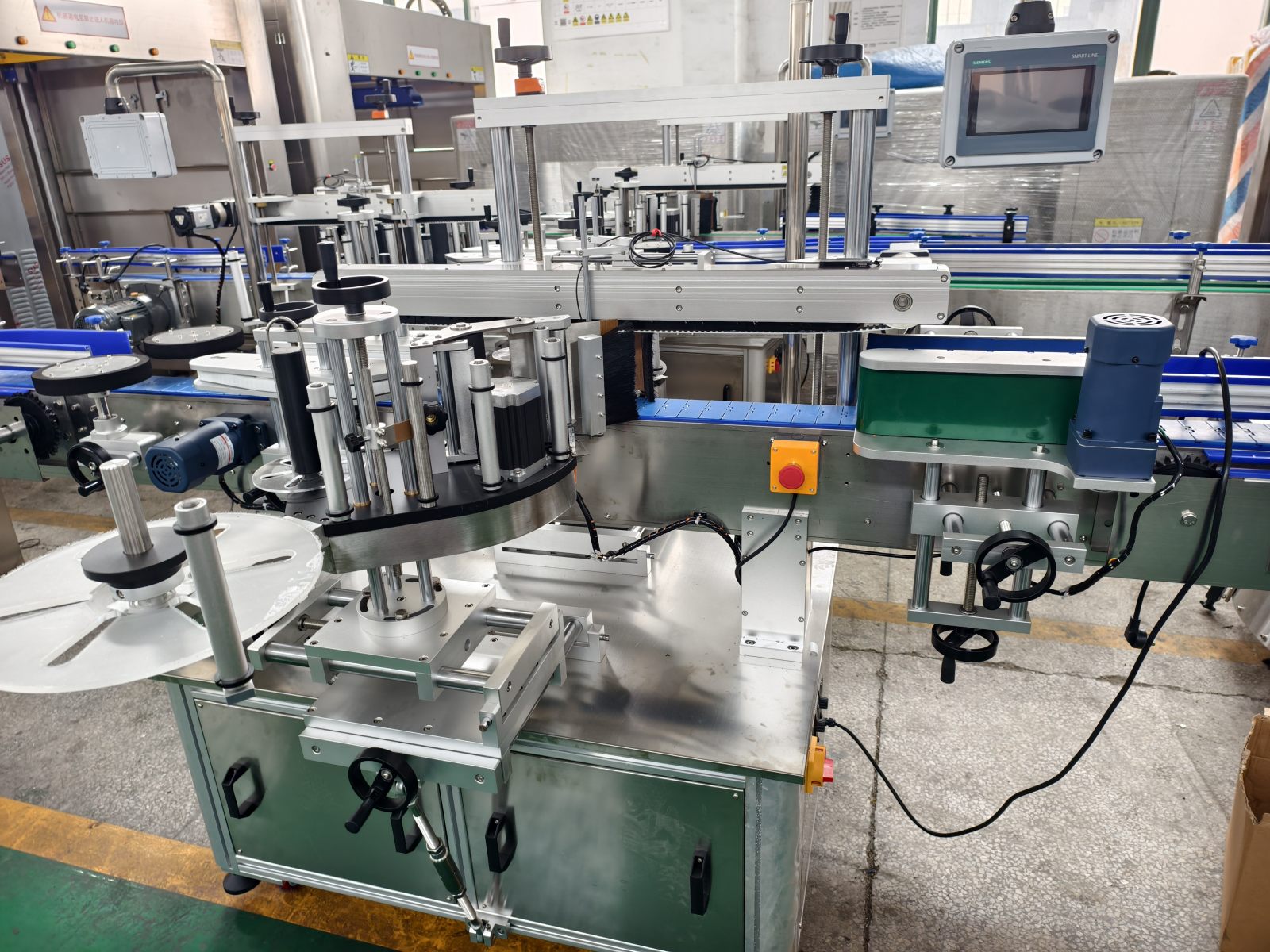 Sticker labeling machine