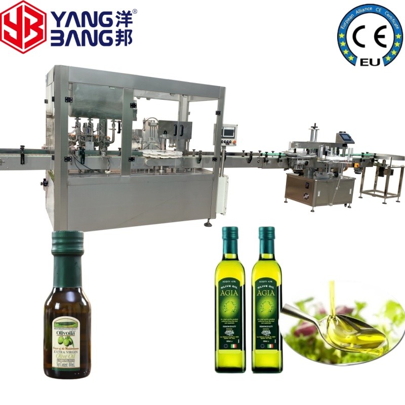 1782914806930945931854245888.jpg Machine automatique de remplissage et de bouchage de pâte à 4 têtes YB-J4B en acier inoxydable 304 pour sauce alimentaire, huile d’olive, huile de cuisson et huile essentielle