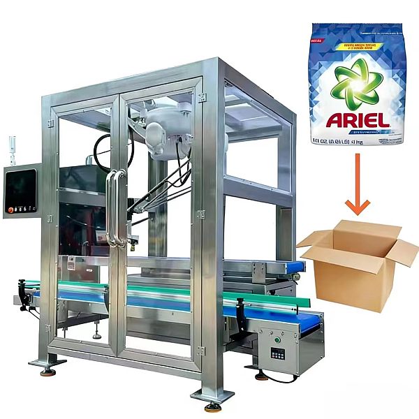 Bras manipulateur robotisé YB-ZXA, robot delta automatique de prélèvement et de conditionnement pour l’emballage en cartons de lessive