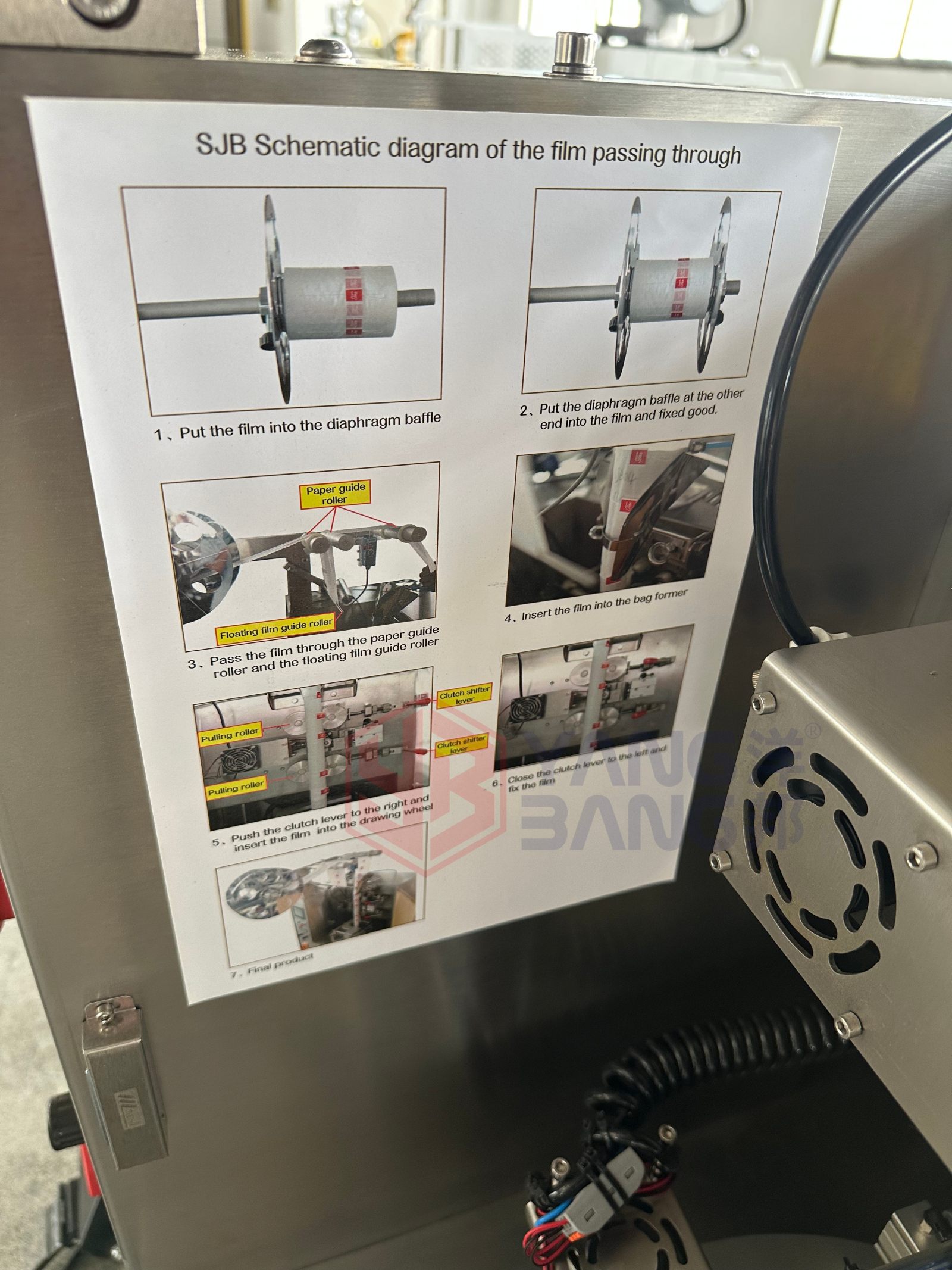 Machine verticale de fabrication de sachets de thé YB-160SC, machine de remplissage de café en sachets triangulaires, petite machine d’emballage de sachets de thé