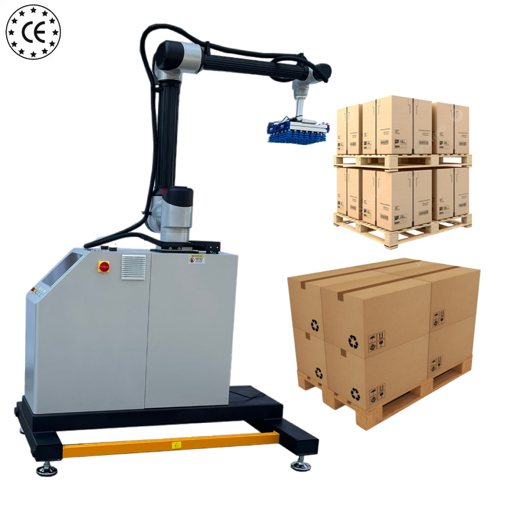 Système industriel automatique de palettisation à grande vitesse YB-MD30L pour sacs, cartons et caisses